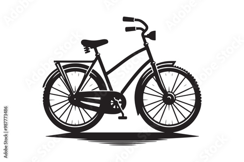 Get Premium Bicycle Silhouette Vector Illustrations for Web & Print