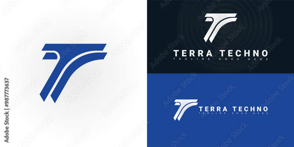 Modern vector initial letter T or TT logo in blue color isolated on multiple background colors. The logo is suitable for business and technology company logo design inspiration templates. Modern vector initial letter T or TT logo in blue color isolated on multiple background colors. The logo is suitable for business and technology company logo design inspiration templates.