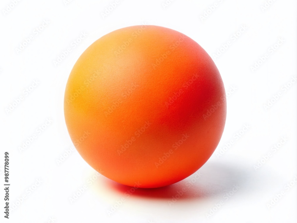 Vibrant Clip Art of a Ping Pong Ball Isolated on a White Background for Sports and Recreation Use Vibrant Clip Art of a Ping Pong Ball Isolated on a White Background for Sports and Recreation Use