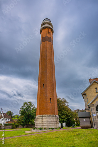 Obraz na płótnie La Phare de la Canche au Touquet Paris Plage w salonie