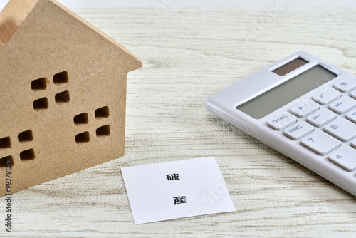 家と破産で住宅ローンの債務整理のイメージ