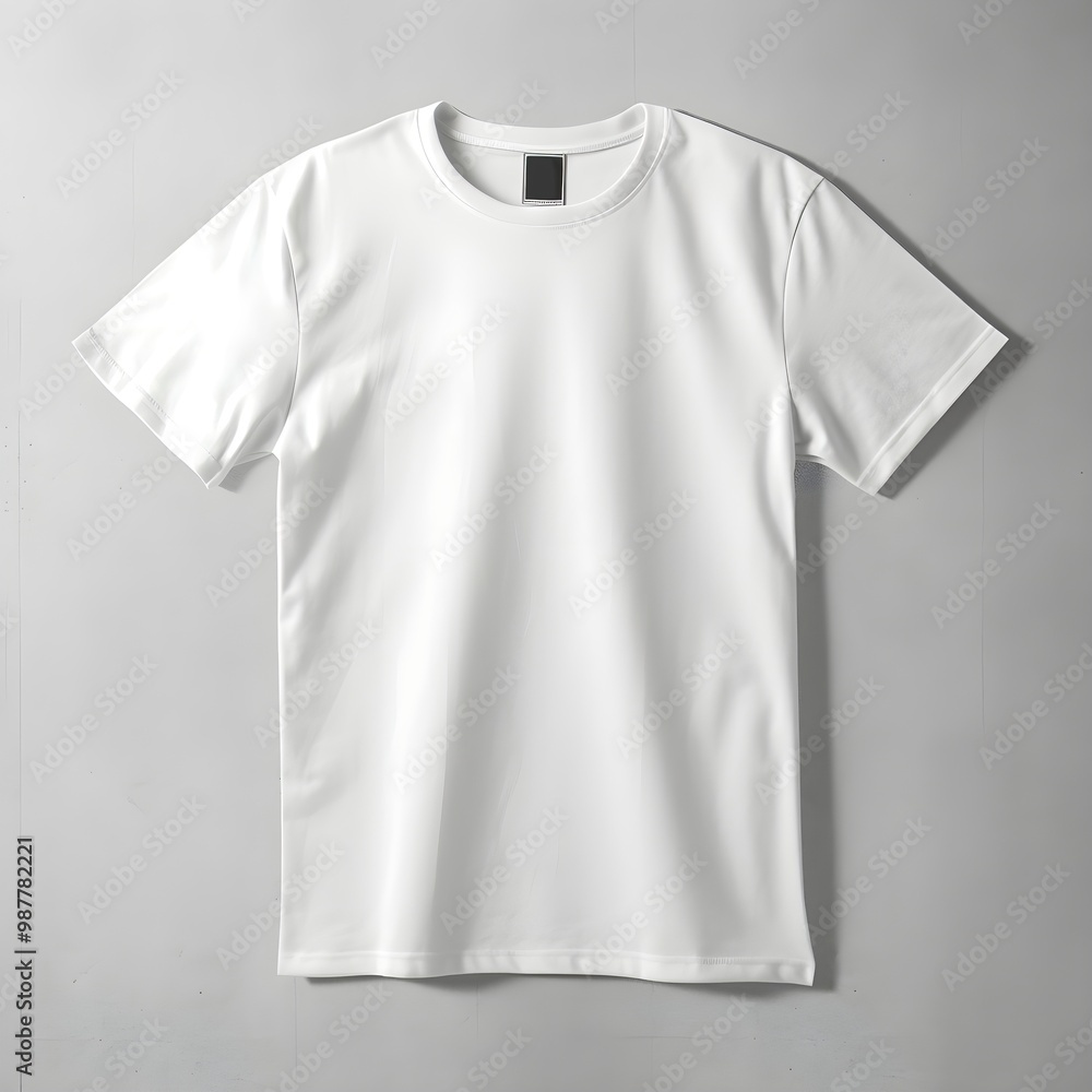 white t-shirt font view with white gray background white t-shirt font view with white gray background
