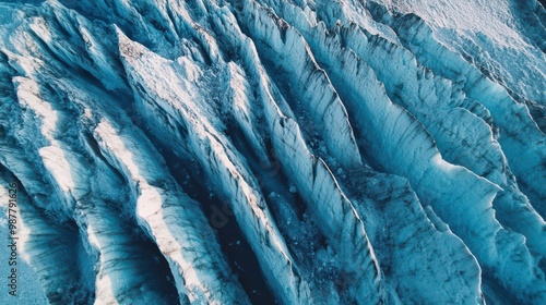 Wallpaper Mural Stunning Glacial Ice Patterns from Above Torontodigital.ca