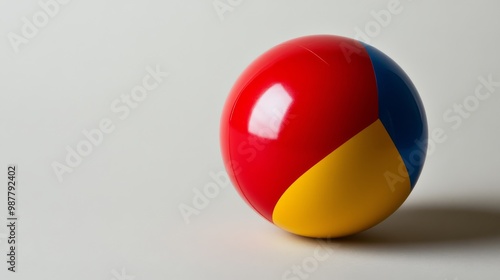 A vibrant ball sits waiting inviting joyful play among children in a bright setting Free Download A vibrant ball sits waiting inviting joyful play among children in a bright setting - GFXLoad