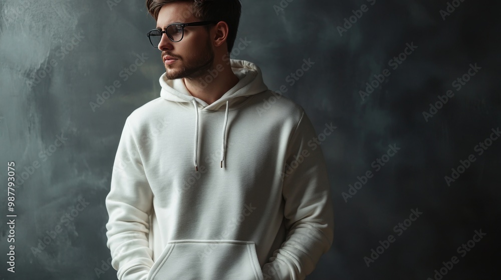men's hoodie mockup on the model men's hoodie mockup on the model