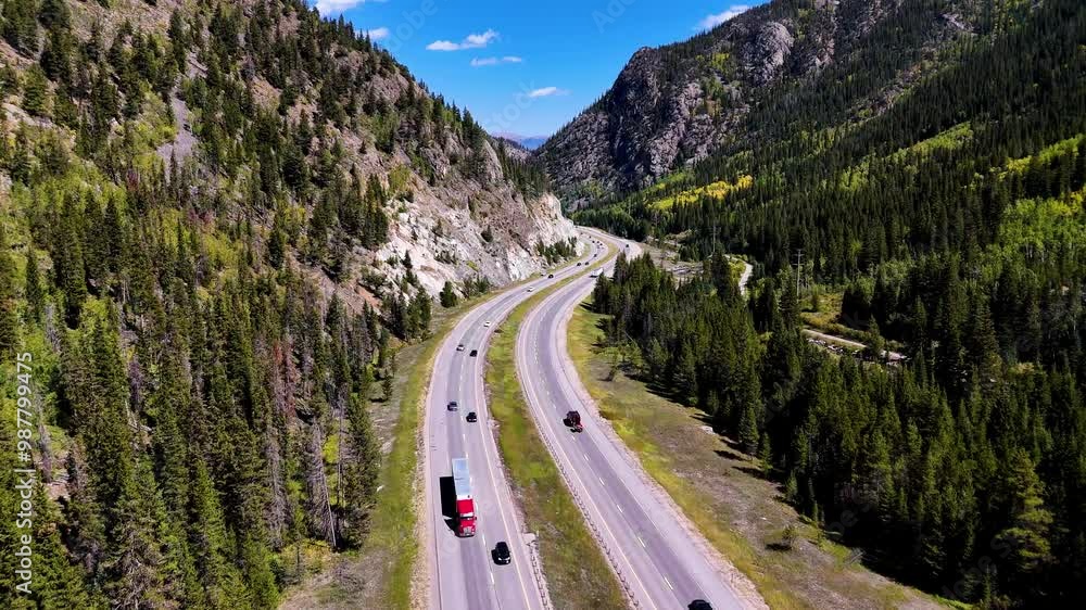 Aerial Drone Video Near Beautiful Breckenridge, Colorado - 4K Drone Video Aerial Drone Video Near Beautiful Breckenridge, Colorado - 4K Drone Video