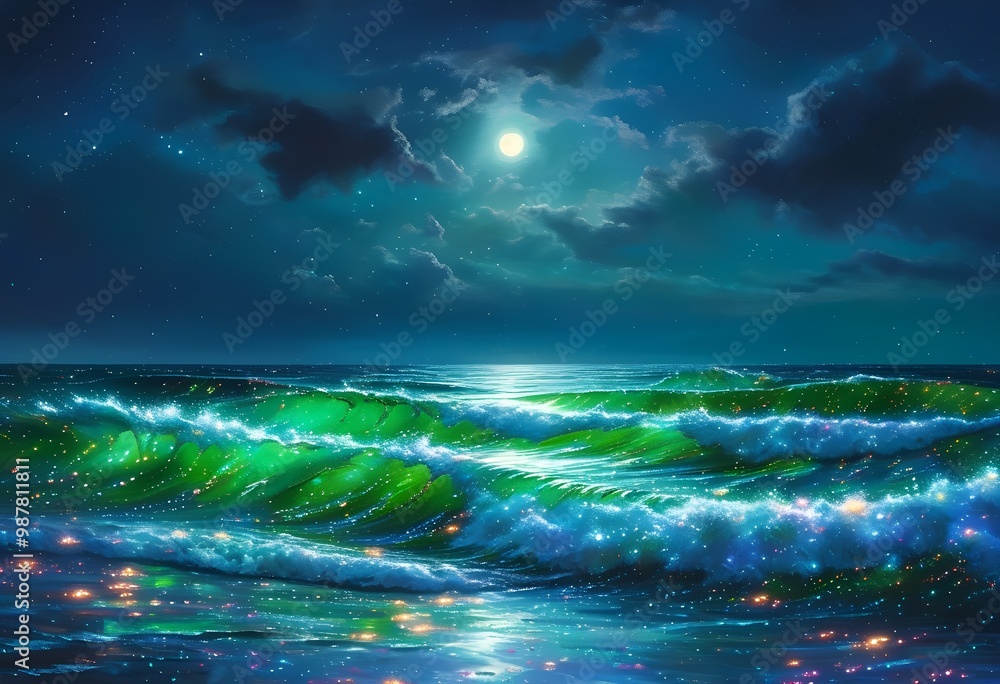 crystalized waves crystalized waves