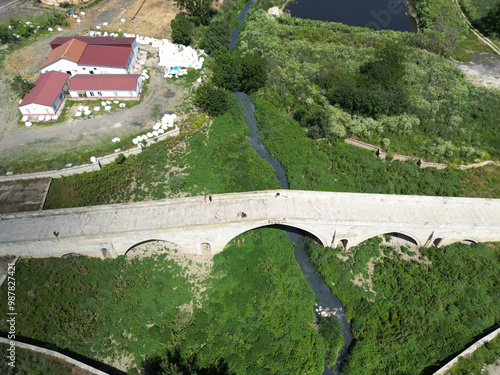 Located in Babaeski, Turkey, Alpullu Bridge was built by Mimar Sinan in the 16th century.
 photo