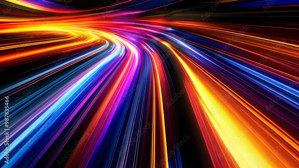 Vibrant streaks of colorful light creating dynamic motion and energy, representing speed, futuristic technology, and abstract visuals.
Vibrant streaks of colorful light creating dynamic motion and energy, representing speed, futuristic technology, and abstract visuals.