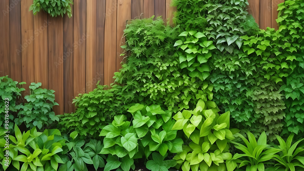 Vertical arrangement of plants maximizes limited space, making it ideal for urban environments and small areas