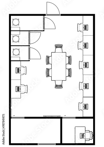 Real Estate Design. Floor Plans. Home Decor. photo