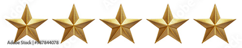 Gold 5 star rating feedback customer review