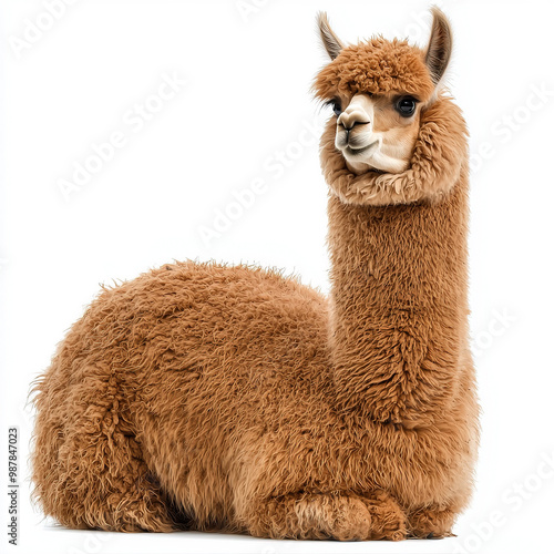 Alpaca Isolated