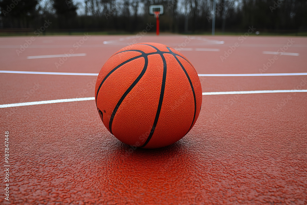 Basketball Court Background