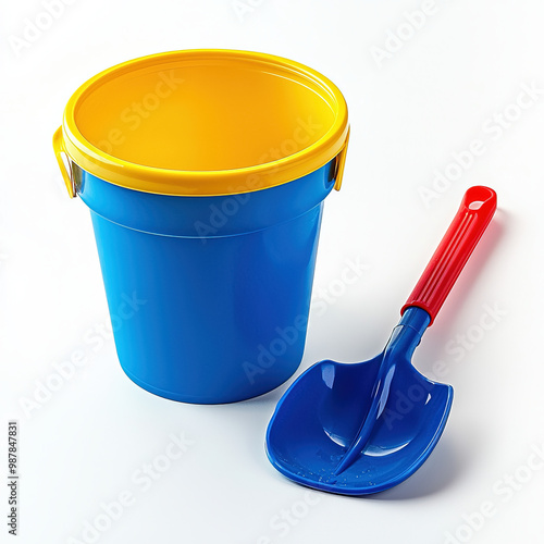 Bucket And Spade Isolated