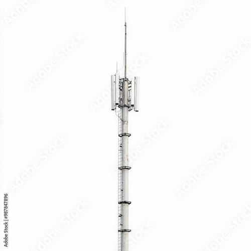 Cell Phone Tower Isolated