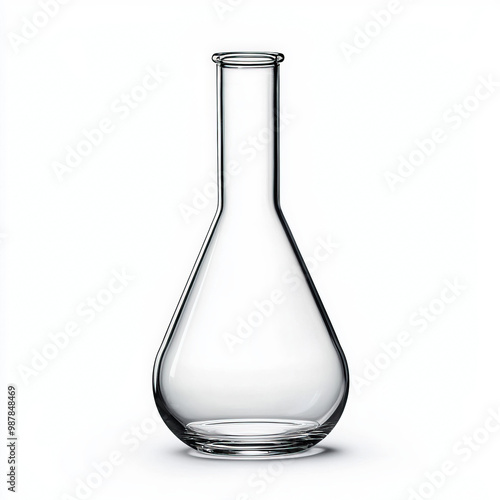 Empty Beaker Isolated