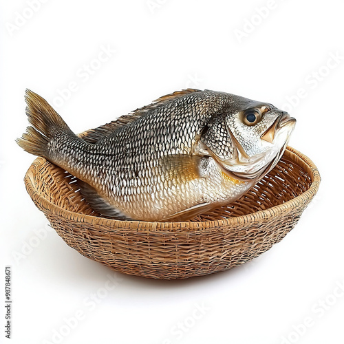 Fish Basket Isolated