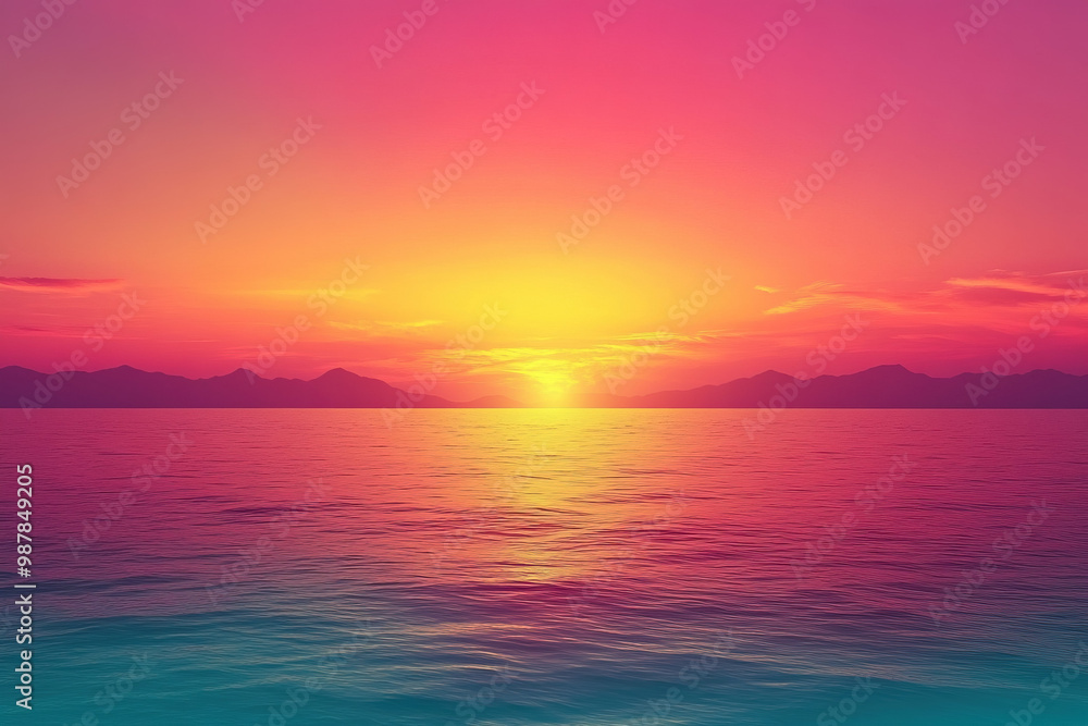 Fototapeta premium Gradient Background Horizon