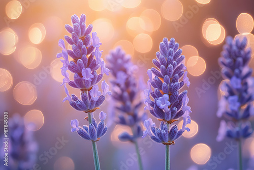 Lavender Abstract Background
