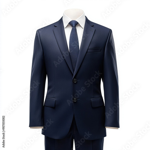Mens Suit Isolated