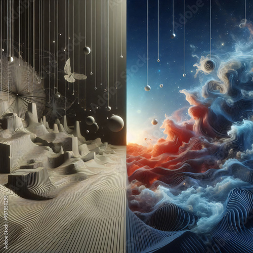 visualization of fractal realms photo