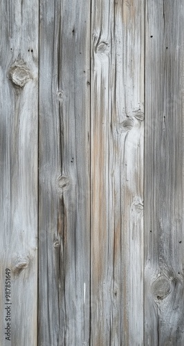 Natural weathered wooden planks with texture and knots in a rustic setting