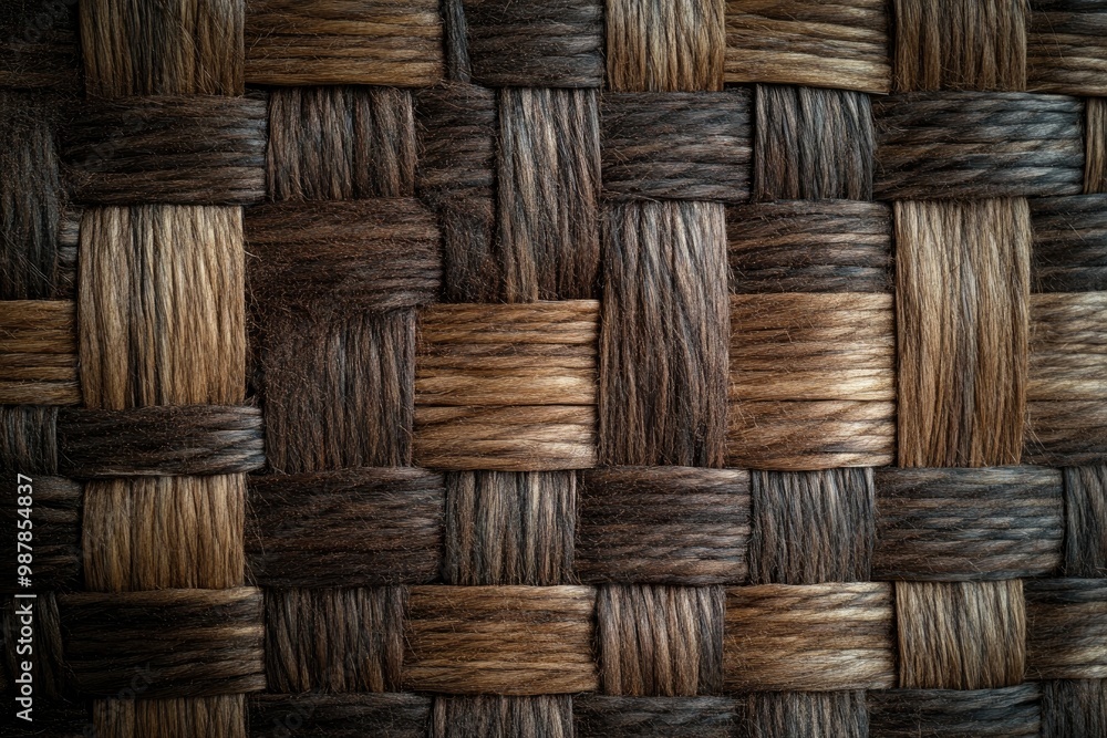 Woven basket texture with intricate patterns and natural fibers Woven basket texture with intricate patterns and natural fibers