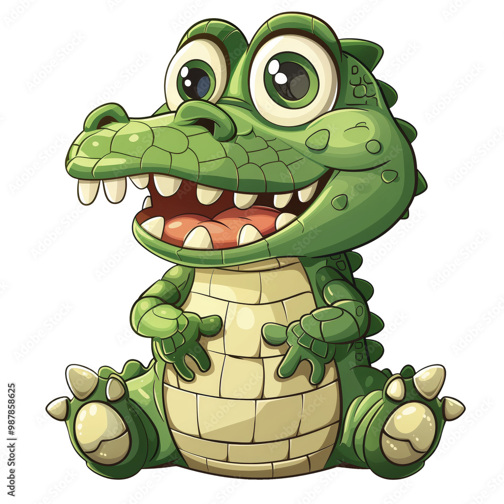 Obraz premium Crocodile PNG Safari Animal