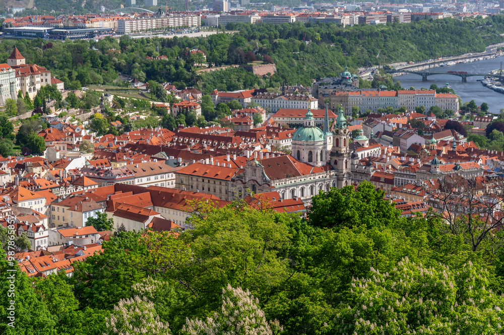 custom made wallpaper toronto digitalMala Strana (Lesser Town) historical district seen from Petrin hill, Prague, Czech Republic