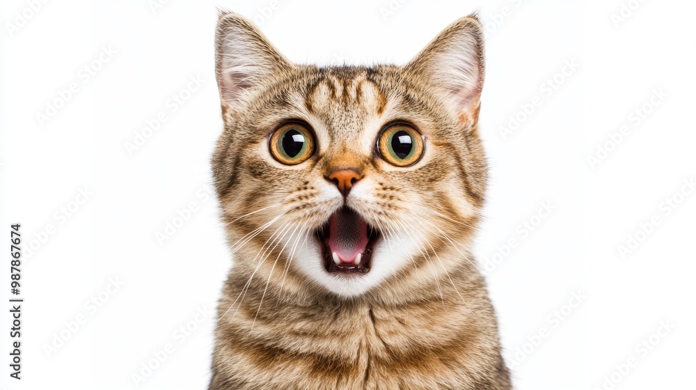 Shocked surprised cat wallpaper background Shocked surprised cat wallpaper background