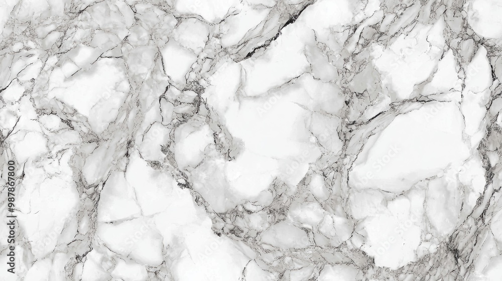 Fototapeta premium Elegant Unseen Marble Seamless Pattern with Gray and Silver Veining for Modern Design