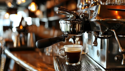 Baristas Touch: Crafting Perfect Brews at the Coffee Machine