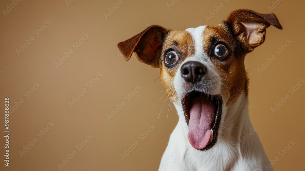 Shocked surprised dog wallpaper background Shocked surprised dog wallpaper background