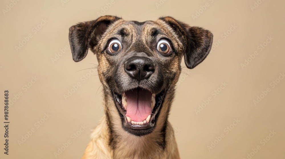 Shocked surprised dog wallpaper background Shocked surprised dog wallpaper background
