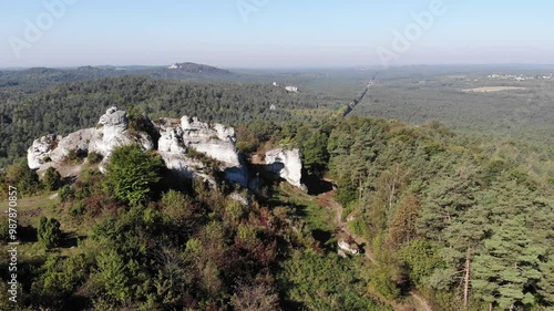 Mount Zborów in Kroczyce, Poland photo