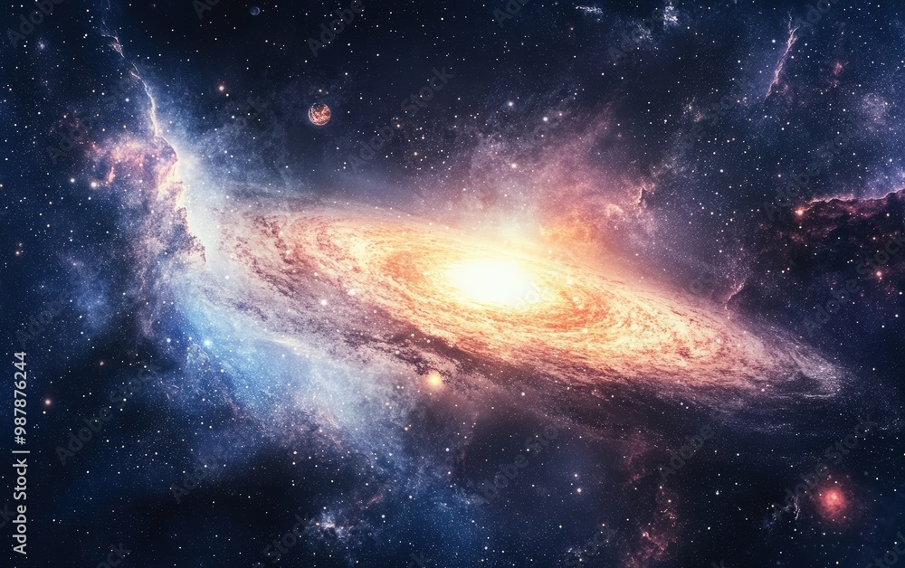 Fototapeta premium Beautiful space stock photo 