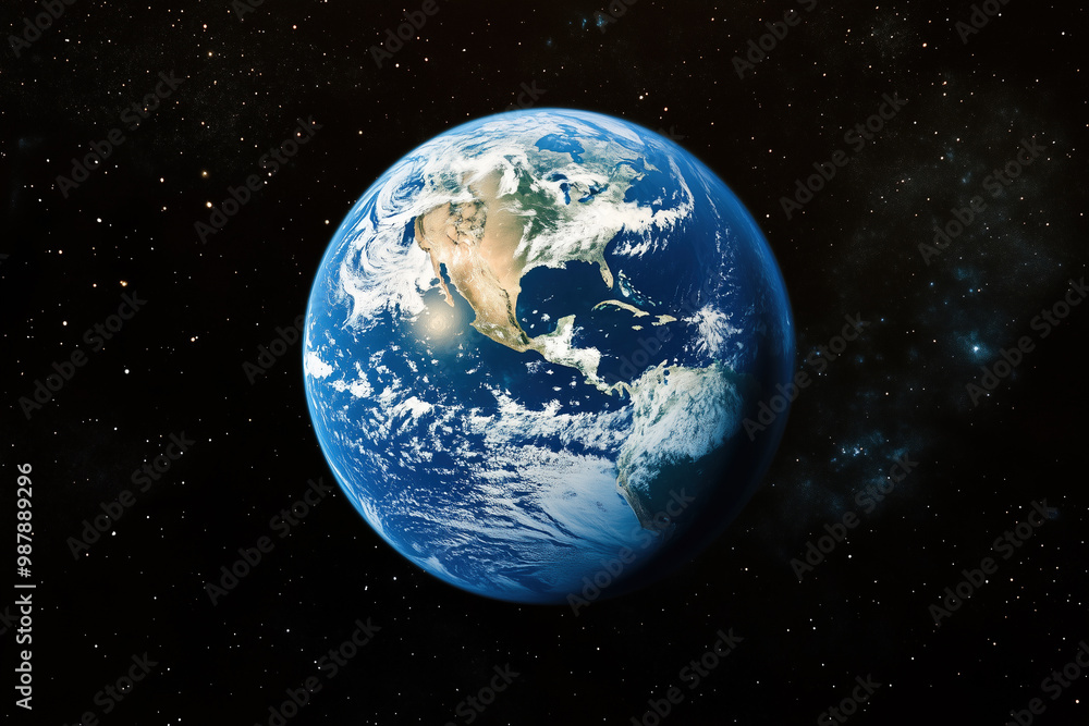 Fototapeta premium Earth in space.
