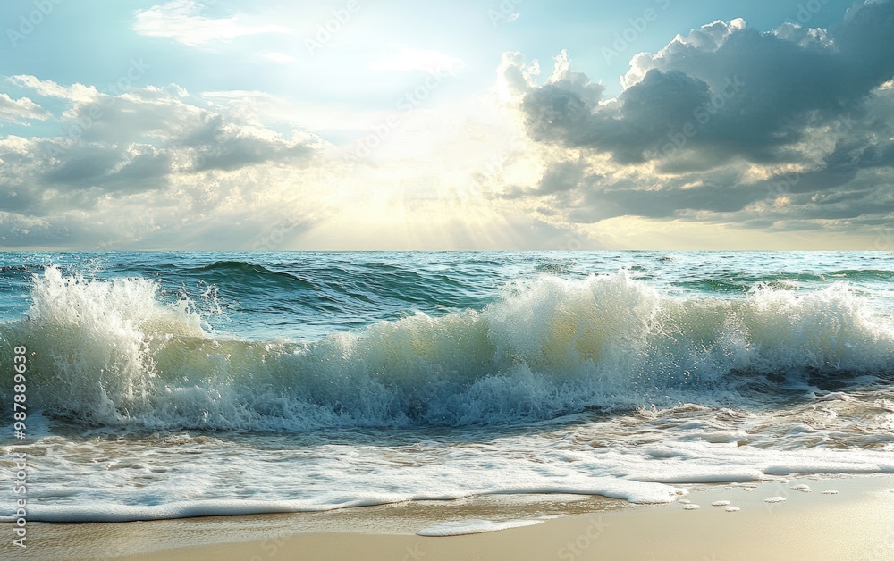Fototapeta premium Ocean beautiful stock photo