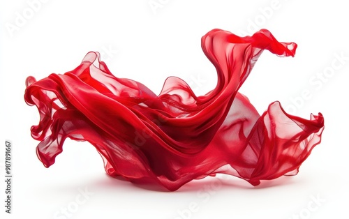 Red splash beautiful stock photo 