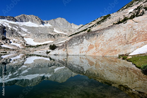 Below Mount Conness (12,590') in the Hoover Wilderness of California.
 photo