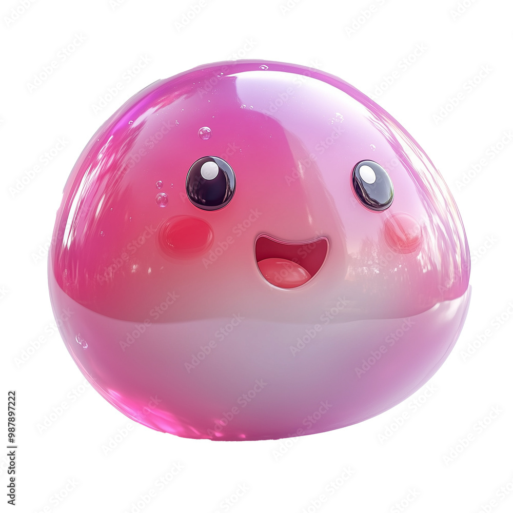 Fototapeta premium floating 3D Emojis 