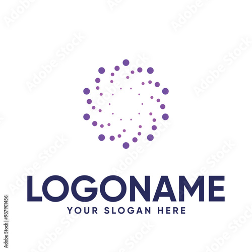 Modern Circle Vector Logo Design