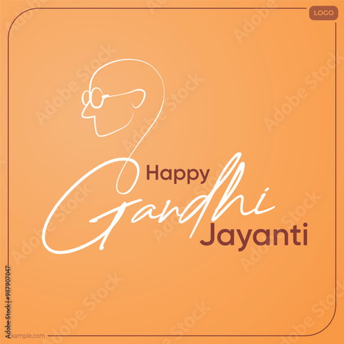 Mahatma gandhi jayanti. national holiday in India. sketch, drawing, poster, banner template. 2 october gandhi jayanti