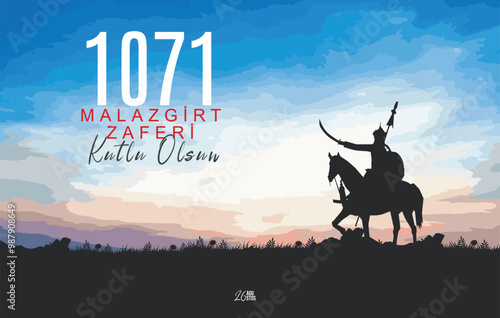 1071 malazgirt zaferi kutlama tasarımları. Translation: 1071 Manzikert victory celebration designs.