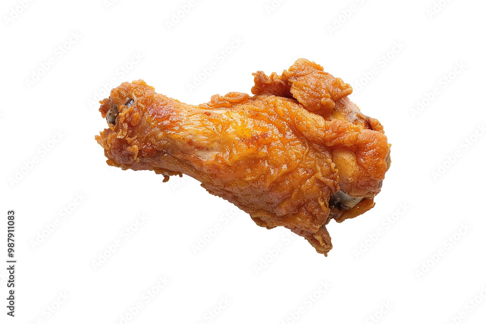 Grilled chicken wing on a white background – perfect for BBQ, comfort food, and savory dishes Grilled chicken wing on a white background – perfect for BBQ, comfort food, and savory dishes