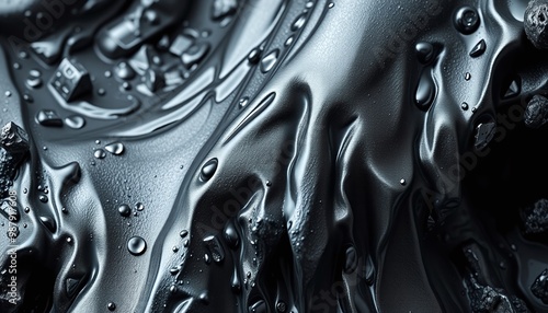 Molten metal drips with rough textures for vibrant desktop wallpapers