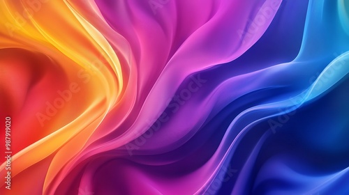 A vibrant abstract background featuring colorful gradients, suitable for banners, advertisements, and presentations