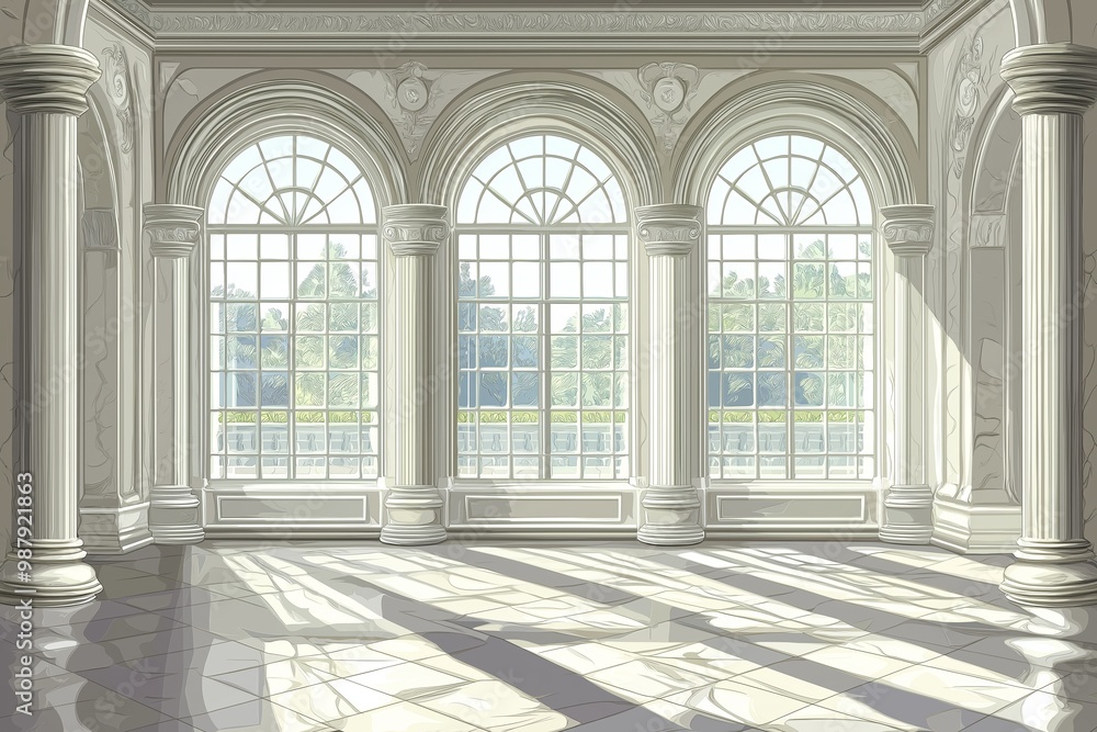 Palace interior background castle hall Palace interior background castle hall