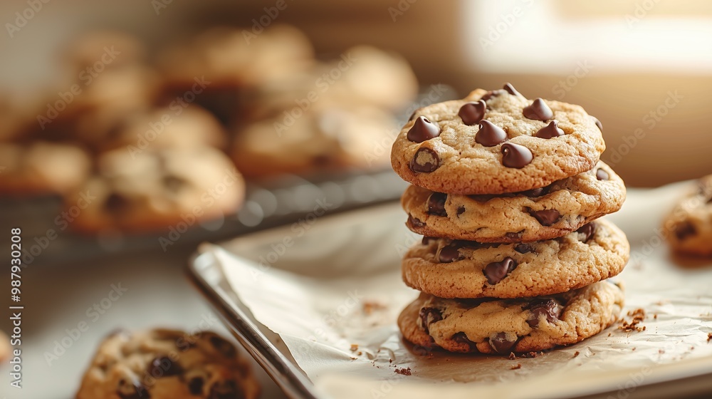 Warm Chocolate Chip Cookies Fresh from the Oven Warm Chocolate Chip Cookies Fresh from the Oven